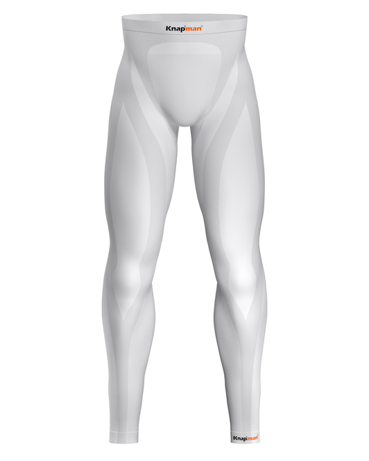 Knap'man Zoned Compression Pants Long 25% wit