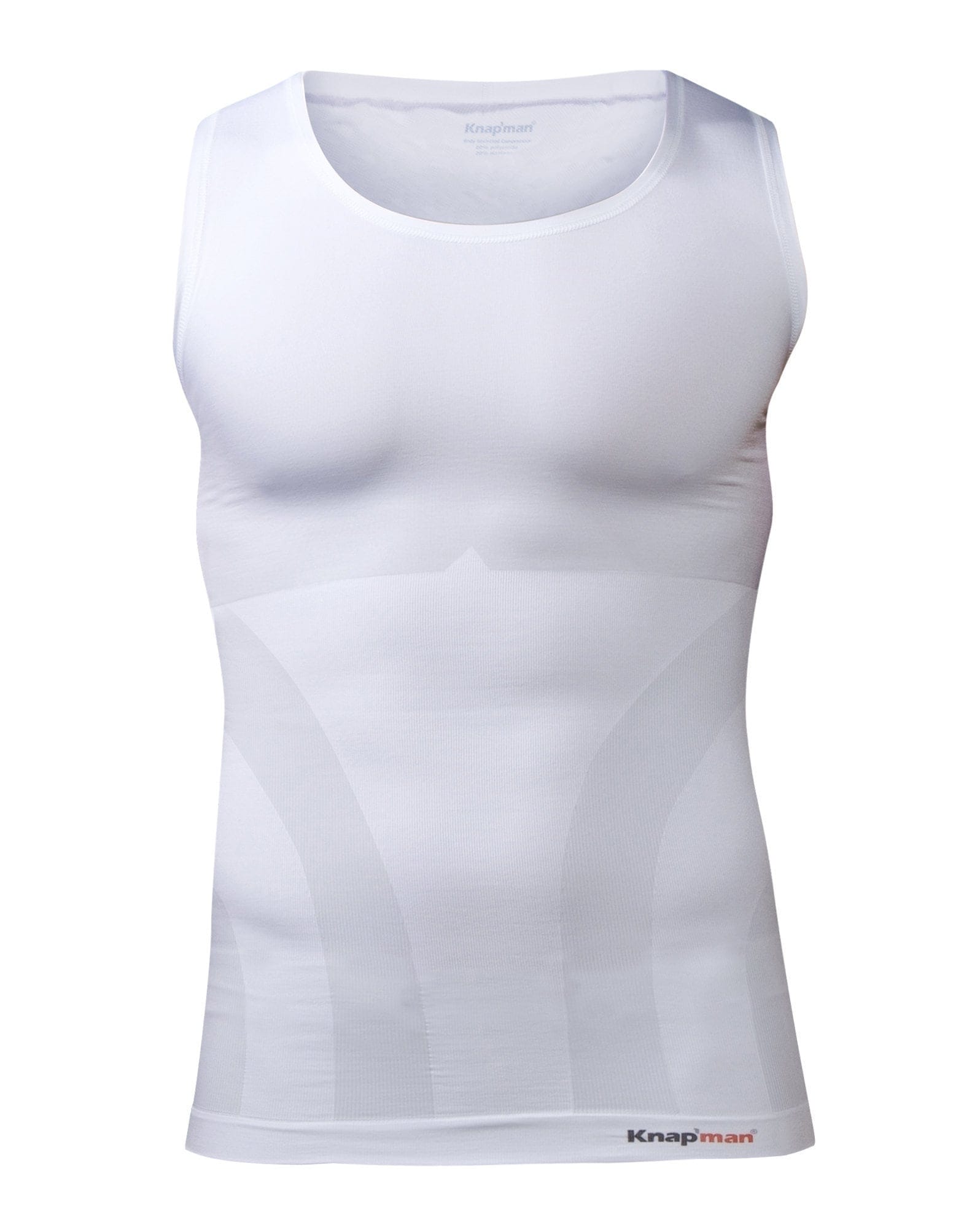 Knapman Compressie TankTop wit