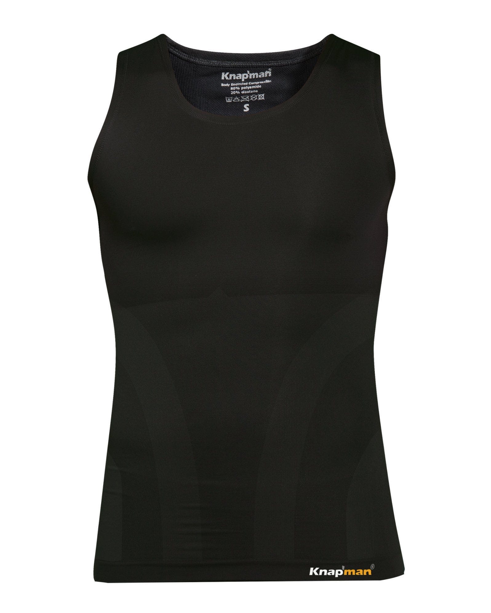 Knapman Compressie TankTop zwart